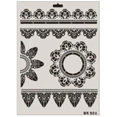 Rich Dantel Seri DN-924 Stencil 35x25 cm thumbnail 1