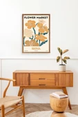 Çiçek Pazarı Ahşap Çerçeveli Tablo 30 x 42 thumbnail 3