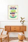Motto Ahşap Çerçeveli Tablo 17 x 23 thumbnail 3