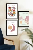 Matisse Üçlü Ahşap Çerçeveli Tablo 50 x 70 thumbnail 2