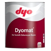 Dyomat Mat Dekorasyon Boyası 2,5 Litre Siyah thumbnail 2
