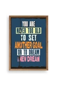 Motto Ahşap Çerçeveli Tablo 23 x 30 thumbnail 1