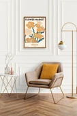 Çiçek Pazarı Ahşap Çerçeveli Tablo 30 x 42 thumbnail 2