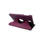 Samsung Galaxy T590 Tab A 10.5 Kılıf 360 Tablet Deri Kılıf - Mürdüm thumbnail 1