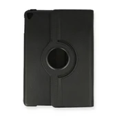 İpad 9.7 (2018) Kılıf 360 Tablet Deri Kılıf - Siyah thumbnail 2