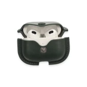 Airpods 3 (3.nesil) Çanta Deri Kılıf - Haki Yeşil thumbnail 3