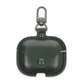 Airpods 3 (3.nesil) Çanta Deri Kılıf - Haki Yeşil thumbnail 1