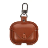 Airpods 3 (3.nesil) Çanta Deri Kılıf - Taba thumbnail 1