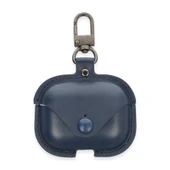 Airpods Pro 2 (2.nesil) Çanta Deri Kılıf - Lacivert thumbnail 1