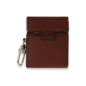 Airpods 2 (2.nesil) Deri Kılıf - Bordo thumbnail 1