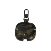 Airpods 3 (3.nesil) Çanta Kamuflaj Deri Kılıf - Haki Yeşil thumbnail 1