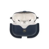 Airpods Pro 2 (2.nesil) Çanta Deri Kılıf - Lacivert thumbnail 3