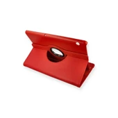 Huawei Mediapad T5 10 Kılıf 360 Tablet Deri Kılıf - Kırmızı thumbnail 1