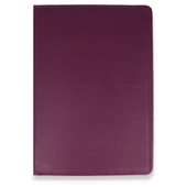 Samsung Galaxy T590 Tab A 10.5 Kılıf 360 Tablet Deri Kılıf - Mürdüm thumbnail 3