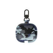 Airpods Pro 2 (2.nesil) Çanta Kamuflaj Deri Kılıf - Mavi thumbnail 1