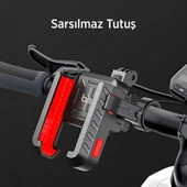 Gidon Bağlantılı 360° Derece Ayarlanabilir 3.5'-7.2' Uyumlu Motosiklet Bisiklet Telefon Tutucu thumbnail 5