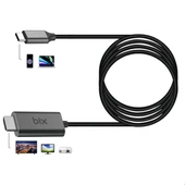 BİX BX02HB PRO TYPE-C - HDMI DÖNÜŞTÜRÜCÜ KABLO 4K thumbnail 2