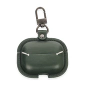 Airpods 3 (3.nesil) Çanta Deri Kılıf - Haki Yeşil thumbnail 2