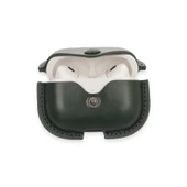 Airpods Pro 2 (2.nesil) Çanta Deri Kılıf - Haki Yeşil thumbnail 3