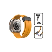 Apple Watch 42mm Kr412 Elegance Stylısh Kordon - Kırmızı thumbnail 7