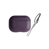 Airpods Pro 2 (2.nesil) 405 Deri Kılıf - Mor thumbnail 1