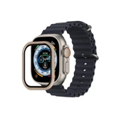 Apple Watch Ultra 49mm Alüminyum Kasa Cam Ekran Koruyucu - Gold thumbnail 1