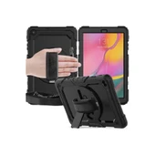 Samsung Galaxy T510 Tab A 10.1 Kılıf Pars Tablet Kapak - Siyah thumbnail 4