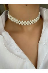 Inci Tasarım Choker Kolye/inci Kolye - 1