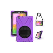 Samsung Galaxy T290 Tab A 8 Kılıf Amazing Tablet Kapak - Mor thumbnail 5