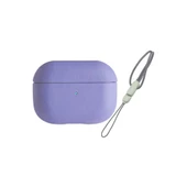 Airpods Pro 2 (2.nesil) 405 Deri Kılıf - Lila thumbnail 1