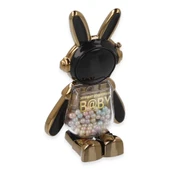 Astro Stand Tavşan Astronot - Siyah thumbnail 2