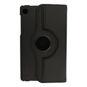 Samsung Galaxy T220 Tab A7 Lite 8.7 Kılıf 360 Tablet Deri Kılıf - Siyah thumbnail 2