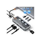 Dönüştürücü 10in1 Hub Sw10v - Gri thumbnail 2