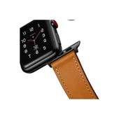 Apple Watch 38mm Kr415 Luaz Deri Kordon - Pembe thumbnail 4