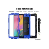 Samsung Galaxy T290 Tab A 8 Kılıf Pars Tablet Kapak - Mavi thumbnail 4