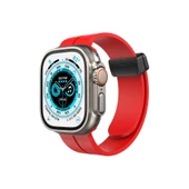 Apple Watch 42mm Kr412 Elegance Stylısh Kordon - Kırmızı thumbnail 1