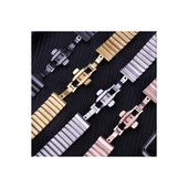 Apple Watch 42mm Kr413 Fine Steel Kordon - Yıldız Işığı thumbnail 3