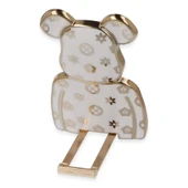 Astro Stand Ayıcık Desenli - Beyaz thumbnail 1