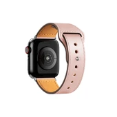 Apple Watch 38mm Kr415 Luaz Deri Kordon - Pembe thumbnail 1