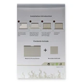 Macbook Air 13.3 Macbook Manyetik Hayalet Ekran Koruyucu - Siyah thumbnail 6