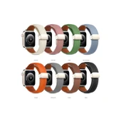 Apple Watch 38mm Kr414 Daks Deri Kordon - Siyah thumbnail 2