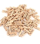 Mandal Mini Ahşap Mandal (10 Adet) thumbnail 3