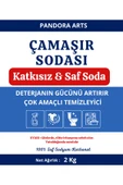 Pandora Arts Çamaşır Sodası Sodyum Karbonat Eco 2 Kg Çamaşır Deterjanı Ağartıcı Katkısı Kireç Önleyici thumbnail 2