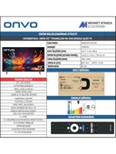Onvo 55VQ90F3UA 4K Ultra HD 55" 140 Ekran Uydu Alıcılı Google Smart QLED TV thumbnail 3