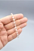 Murty99 Makrome Model Hakiki Topaz Taşı Bileklik 6 Mm thumbnail 5