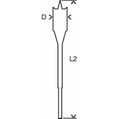 Bosch 18X152 Altıgen Yassı Ahşap Maktap Ucu thumbnail 3