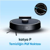 Şımart katya P Akıllı Robot Süpürge Kıl Kesici Bıçaklı Ana Fırça 8000Pa Emiş Gücü thumbnail 1
