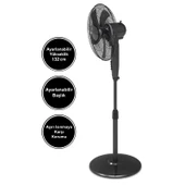 Kumtel KTF-330 Ayaklı Vantilatör thumbnail 4