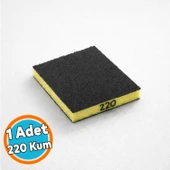 Sünger Zımpara 9.5 x 12.5 cm Takoz Blok Flex Taşlama Ahşap Yassı El Zımparası 220 kum 1 Adet thumbnail 1