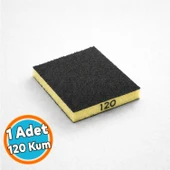 Sünger Zımpara 9.5 x 12.5 cm Takoz Blok Flex Taşlama Ahşap Yassı El Zımparası 120 kum 1 Adet thumbnail 1